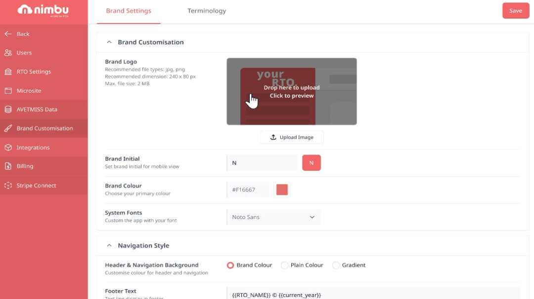Personalised Training Environment
