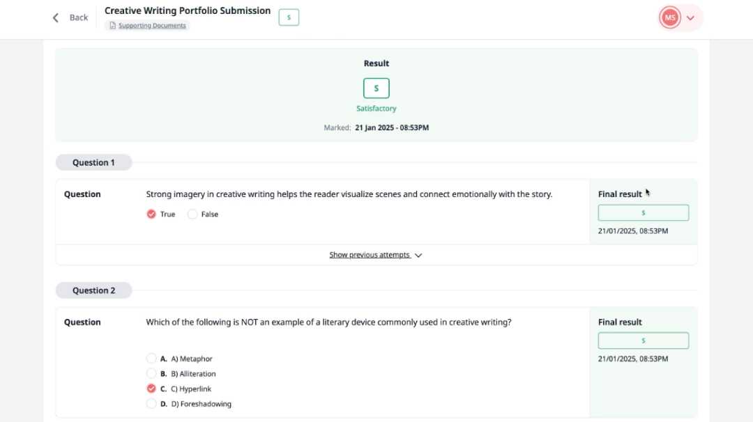 Demo to Help Elevate the Learning Experience