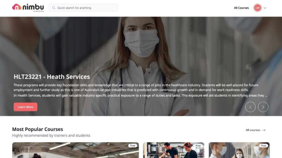 Easy Access to Course Materials and Assessments